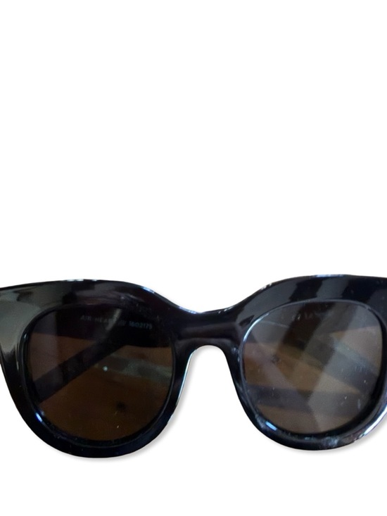 Le Specs Air Heart Cat Eye Sunglasses 51mm Black oversized Revolve main image 6